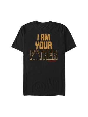 Men's Star Wars I Am Your Father Vader Pyramid T-shirt