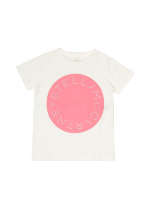 Stella Mccartney Kids Logo Print Crewneck T-shirt