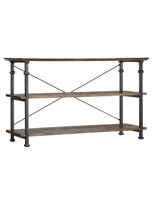 Ronay Rustic Industrial Console Table - Inspire Q®