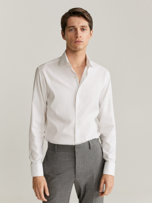 Slim Fit Tailored Cotton Shirt