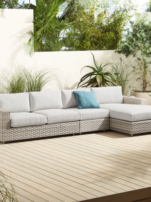 Urban Outdoor 3-piece Chaise Sectional