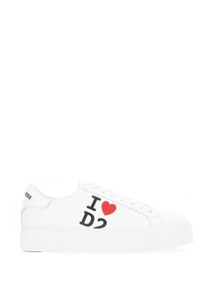 Dsquared2 I Love D2 Print Low-top Sneakers