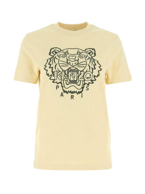 Kenzo Tiger Embroidered T-shirt