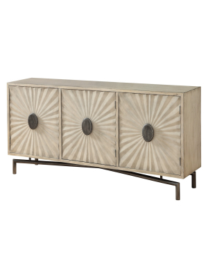 Treasure Trove Dayton Media Credenza Cream