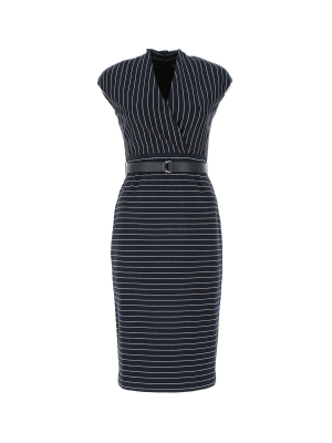 Max Mara Studio Globale Striped Dress