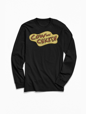 Cow And Chicken Long Sleeve Tee