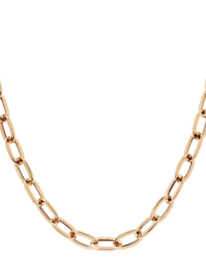 Jumbo Link Necklace - Rose Gold