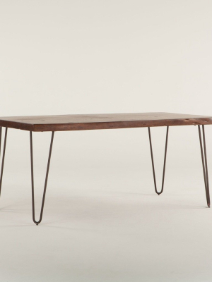 Vail Mid-century Dining Table - Walnut