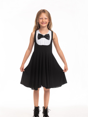 Tuxedo Twirl Dress