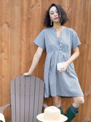 Gingham Elena Dress