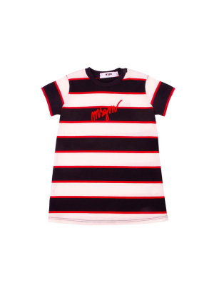 Striped Baby Msgm Dress