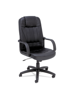 Alera Sparis Series Executive High-back Swivel/tilt Chair, Leather, Black Sp41ls10b