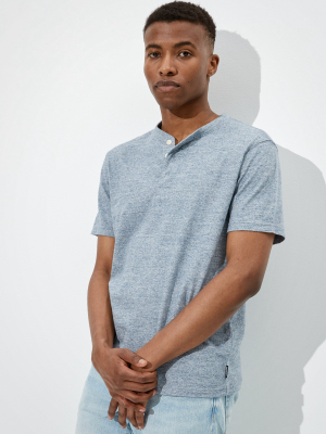 Ae Super Soft Slub Henley T-shirt