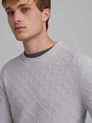 Refined Twisted Texture Sweater