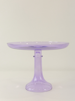 Estelle Colored Glass Cake Stand