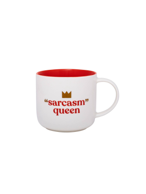 15oz Stoneware Sarcasm Queen Mug - Parker Lane