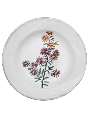 Carolina Star Flower Soup Plate