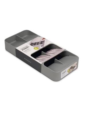 Joseph Joseph Drawerstore Large Compact Cutlery Organizer - Gray