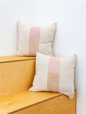 Banded Stripe Pillow