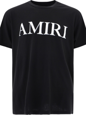 Amiri Stitch Logo Embroidered T-shirt