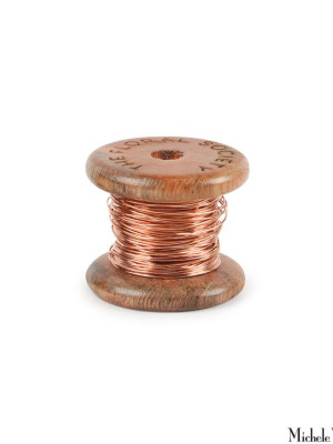 Copper Wire Spool 50 Feet X 24 Gauge