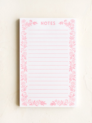 Peony Stems Notepad