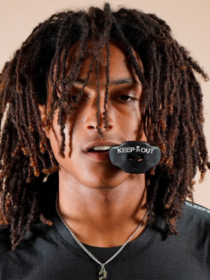 Keep Out Black Football Mouthguard