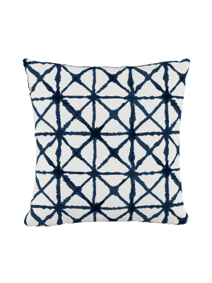 Indigo Print Throw Pillow - Cloth & Company