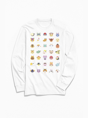 Animal Crossing Character Long Sleeve Tee