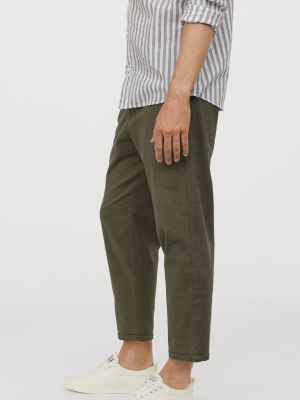 Linen-blend Pants