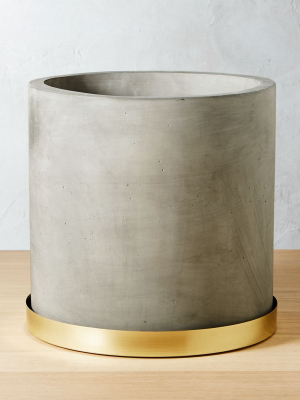 Moda Large Cement Planter