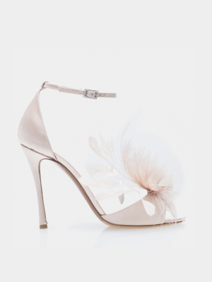 Avary Rose Satin/rose Feather