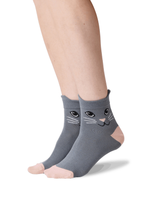 Women's Cat Ears Anklet Socks