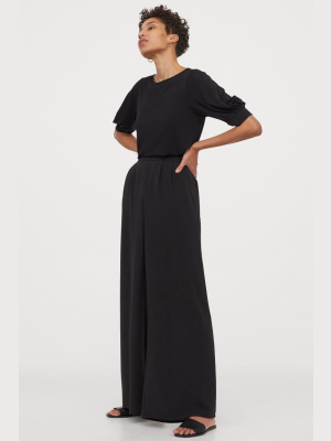 Boat-neck Top
