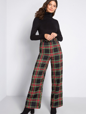 Modcloth X Collectif All Squared Away Plaid Pants