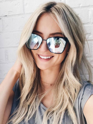 Becky - Gold + Flash Brown Gradient Sunglasses