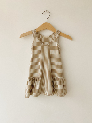 Striped Tank Dress - Tane Organics