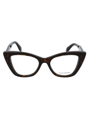 Alexander Mcqueen Eyewear Cat-eye Frame Glasses