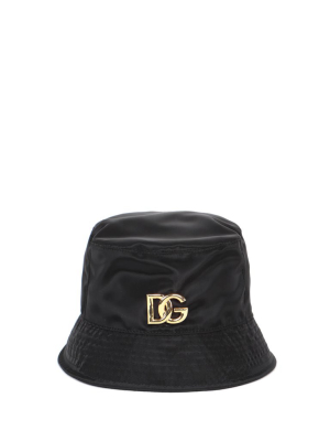 Dolce & Gabbana Logo Plaque Bucket Hat