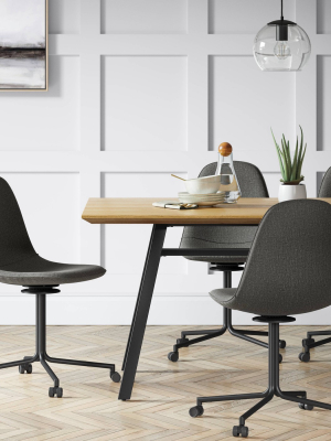 Copley Swivel Dining Chair With Casters - Project 62™