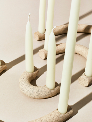 Arc Candleholders, Speckled