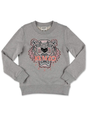 Kenzo Kids Tiger Embroidered Sweatshirt