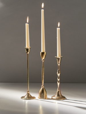 Olivia Antiqued Taper Candle Holder