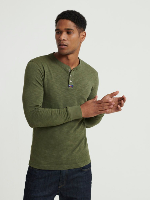 Legacy Long Sleeved Henley Top