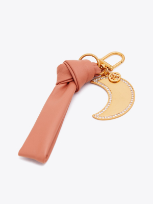 Leather Bow Key Ring