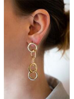 Organic Chain Earrings