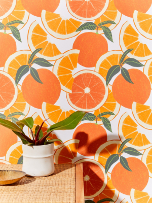 Orange Harvest Removable Wallpaper