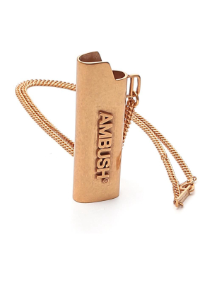 Ambush Logo Lighter Case Pendant Necklace