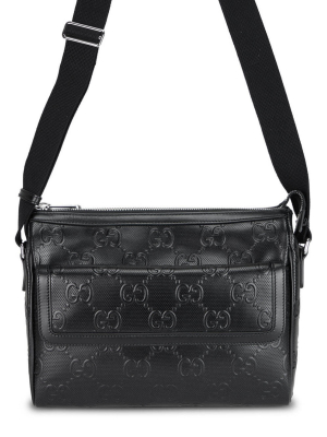 Gg Embossed Crossbody Bag