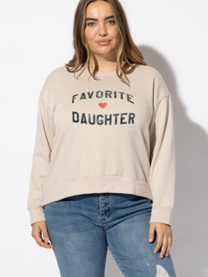 Favorite Daughter Plus Sweatshirt